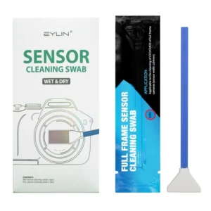 EYLIN Full Frame Sensor Cleaning Swabs Kit – Pre-Moistened & Dry Swabs for DSLR/Camera Sensor Care
