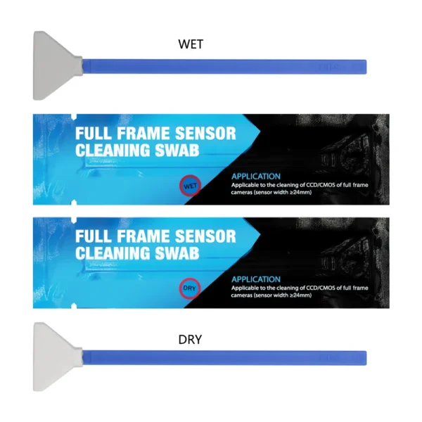 EYLIN Full Frame Sensor Cleaning Swabs Kit – Pre-Moistened & Dry Swabs for DSLR/Camera Sensor Care - Image 2